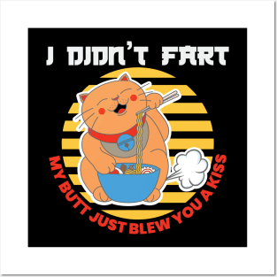 I Didnt Fart My Butt Just Blew You a Kiss Anime Posters and Art